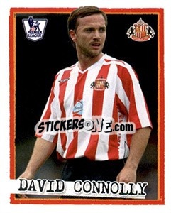 Cromo David Connolly - English Premier League 2007-2008. Kick off - Merlin