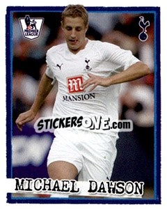 Sticker Michael Dawson - English Premier League 2007-2008. Kick off n. 201 - Merlin