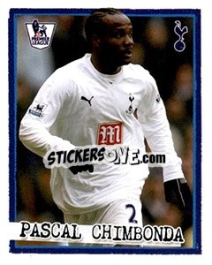 Sticker Pascal Chimbonda - English Premier League 2007-2008. Kick off - Merlin