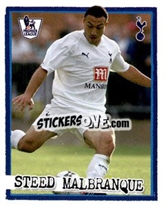 Sticker Steed Malbranque - English Premier League 2007-2008. Kick off n. 206 - Merlin