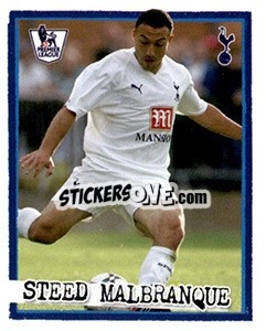 Sticker Steed Malbranque - English Premier League 2007-2008. Kick off - Merlin