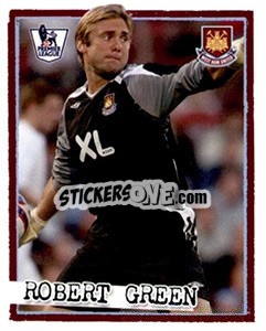 Sticker Robert Green - English Premier League 2007-2008. Kick off n. 209 - Merlin