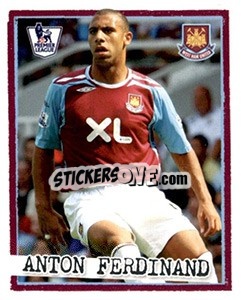 Sticker Anton Ferdinand - English Premier League 2007-2008. Kick off n. 211 - Merlin