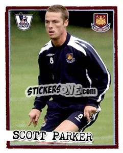 Cromo Scott Parker - English Premier League 2007-2008. Kick off n. 215 - Merlin