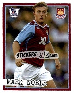 Sticker Mark Noble - English Premier League 2007-2008. Kick off n. 216 - Merlin