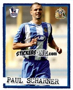 Sticker Paul Scharner - English Premier League 2007-2008. Kick off n. 224 - Merlin