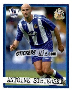 Sticker Antoine Sibierski - English Premier League 2007-2008. Kick off - Merlin