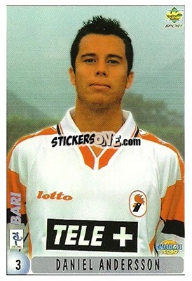 Sticker Daniel Andersson - Calcio 1999-2000 n. 3 - Mundicromo