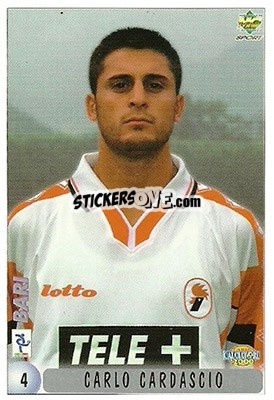 Cromo Carlo Cardascio - Calcio 1999-2000 - Mundicromo