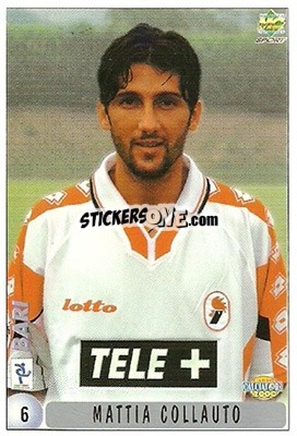 Sticker Mattia Collauto - Calcio 1999-2000 n. 6 - Mundicromo