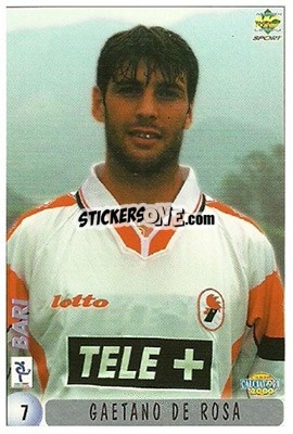 Cromo Gaetano De Rosa - Calcio 1999-2000 - Mundicromo