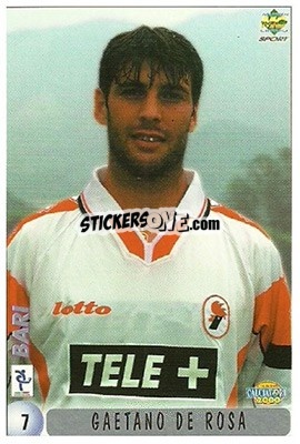 Sticker Gaetano De Rosa - Calcio 1999-2000 n. 7 - Mundicromo
