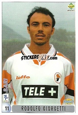Sticker Rodolfo Giorgetti - Calcio 1999-2000 - Mundicromo