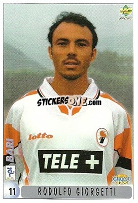 Sticker Rodolfo Giorgetti - Calcio 1999-2000 n. 11 - Mundicromo