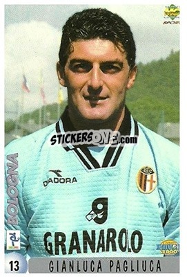 Sticker Gianluca Pagliuca - Calcio 1999-2000 n. 13 - Mundicromo
