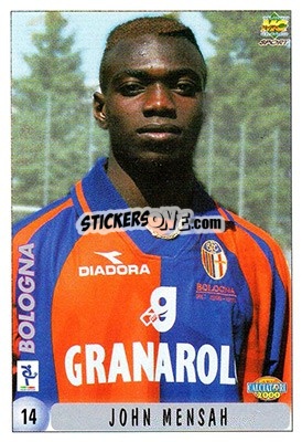 Sticker John Mensah - Calcio 1999-2000 n. 14 - Mundicromo