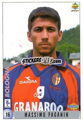 Sticker Massimo Paganin - Calcio 1999-2000 - Mundicromo
