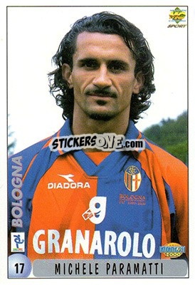 Sticker Michele Paramatti - Calcio 1999-2000 n. 17 - Mundicromo