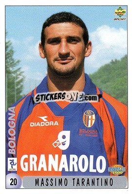 Sticker Massimo Tarantino - Calcio 1999-2000 n. 20 - Mundicromo
