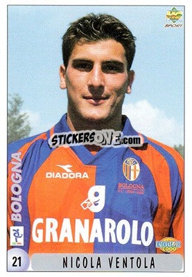 Sticker Nicola Ventola - Calcio 1999-2000 n. 21 - Mundicromo