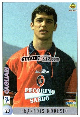 Sticker François Modesto - Calcio 1999-2000 n. 29 - Mundicromo