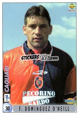 Sticker F. O'neill / D. Carrus - Calcio 1999-2000 n. 30 - Mundicromo