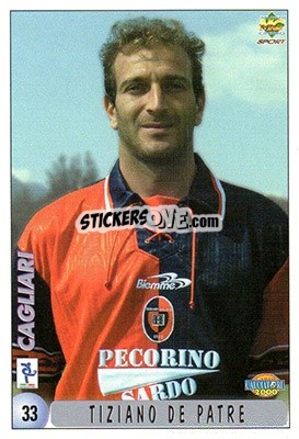 Sticker Tiziano De Patre - Calcio 1999-2000 n. 33 - Mundicromo