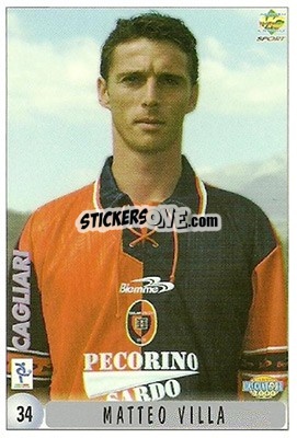 Sticker Matteo Villa - Calcio 1999-2000 - Mundicromo
