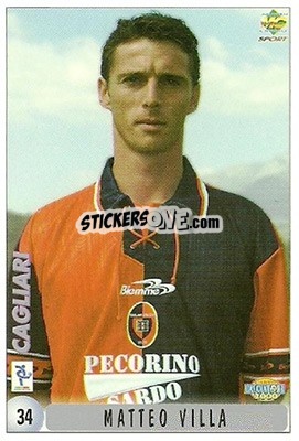 Sticker Matteo Villa - Calcio 1999-2000 n. 34 - Mundicromo