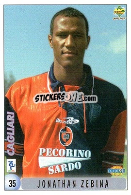 Cromo Jonathan Zebina - Calcio 1999-2000 - Mundicromo