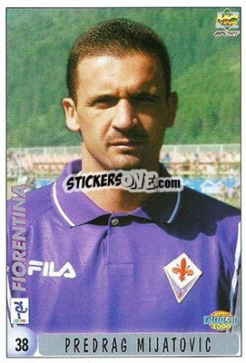 Sticker P. Mijatovic / G. Taglialatela - Calcio 1999-2000 n. 38 - Mundicromo
