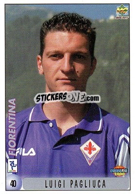 Sticker Luigi Pagliuca - Calcio 1999-2000 n. 40 - Mundicromo