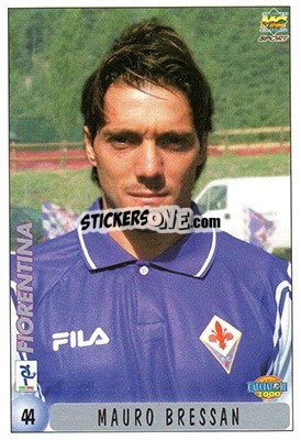 Sticker Mauro Bressan - Calcio 1999-2000 n. 44 - Mundicromo