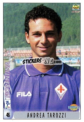 Sticker Andrea Tarozzi - Calcio 1999-2000 n. 46 - Mundicromo