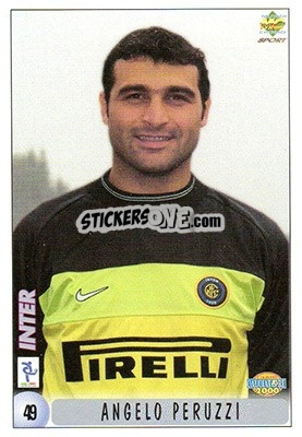 Sticker Angelo Peruzzi - Calcio 1999-2000 n. 49 - Mundicromo