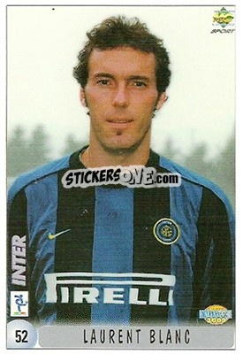 Cromo Laurent Blanc - Calcio 1999-2000 - Mundicromo