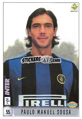 Sticker Paulo Sousa - Calcio 1999-2000 n. 55 - Mundicromo