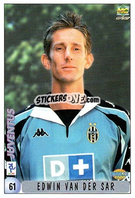 Sticker E. Van Der Sar / M. Iuliano - Calcio 1999-2000 n. 61 - Mundicromo