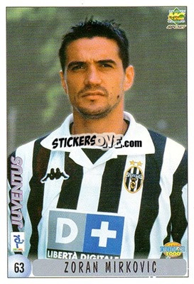 Sticker Zoran Mirkovic - Calcio 1999-2000 n. 63 - Mundicromo