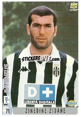 Sticker D. C. Fonseca / Z. Zidane - Calcio 1999-2000 n. 71 - Mundicromo