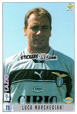 Sticker Luca Marchegiani - Calcio 1999-2000 n. 73 - Mundicromo
