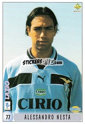 Figurina Alessandro Nesta - Calcio 1999-2000 - Mundicromo