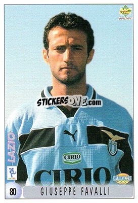 Sticker R. Sensini / G. Favalli - Calcio 1999-2000 n. 80 - Mundicromo