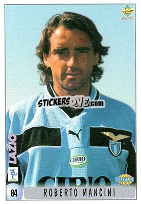 Sticker R. Mancini / Checklist - Calcio 1999-2000 n. 84 - Mundicromo
