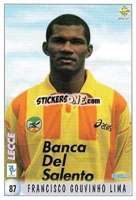 Sticker Francisco Gouvinho Lima - Calcio 1999-2000 n. 87 - Mundicromo