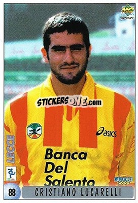 Sticker Cristiano Lucarelli - Calcio 1999-2000 n. 88 - Mundicromo