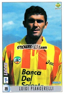 Sticker Luigi Piangerelli - Calcio 1999-2000 n. 89 - Mundicromo