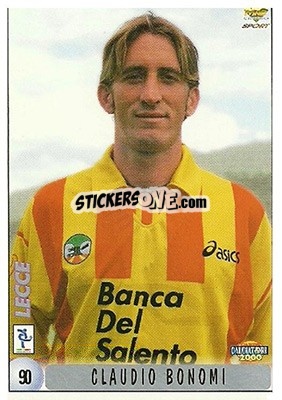 Sticker Claudio Bonomi - Calcio 1999-2000 n. 90 - Mundicromo