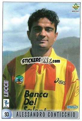 Sticker Alessandro Conticchio - Calcio 1999-2000 n. 93 - Mundicromo