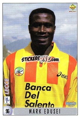 Sticker M. Edusei / Checklist - Calcio 1999-2000 - Mundicromo
